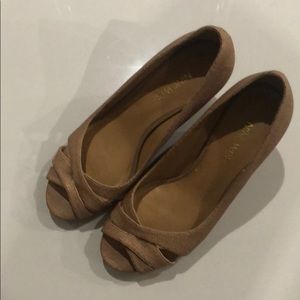 Nine West Tan Wedges **Sold**